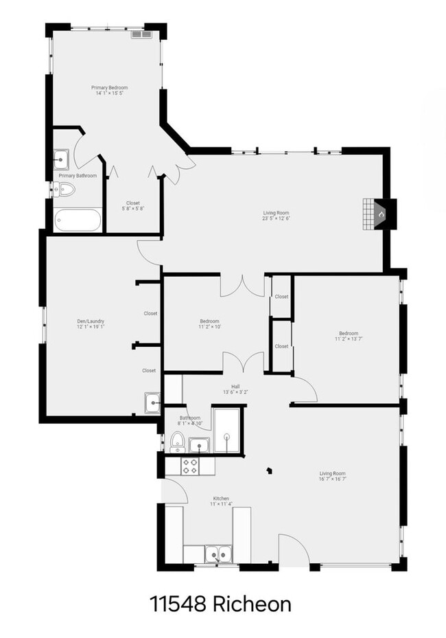 Foto del edificio - 3 Bed 2 Bath House With Spacious Family Ro...