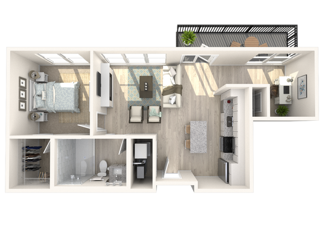 Unit Type 1 2 - Triton Cay - Daytona Apartments