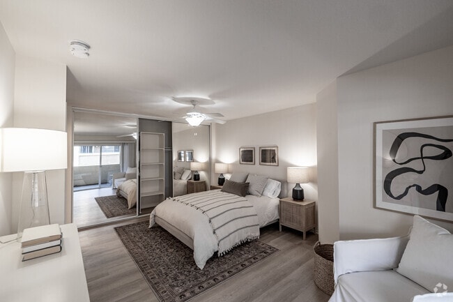 1BR, 1BA - 954SF - Bedroom - ARTÀ Apartments