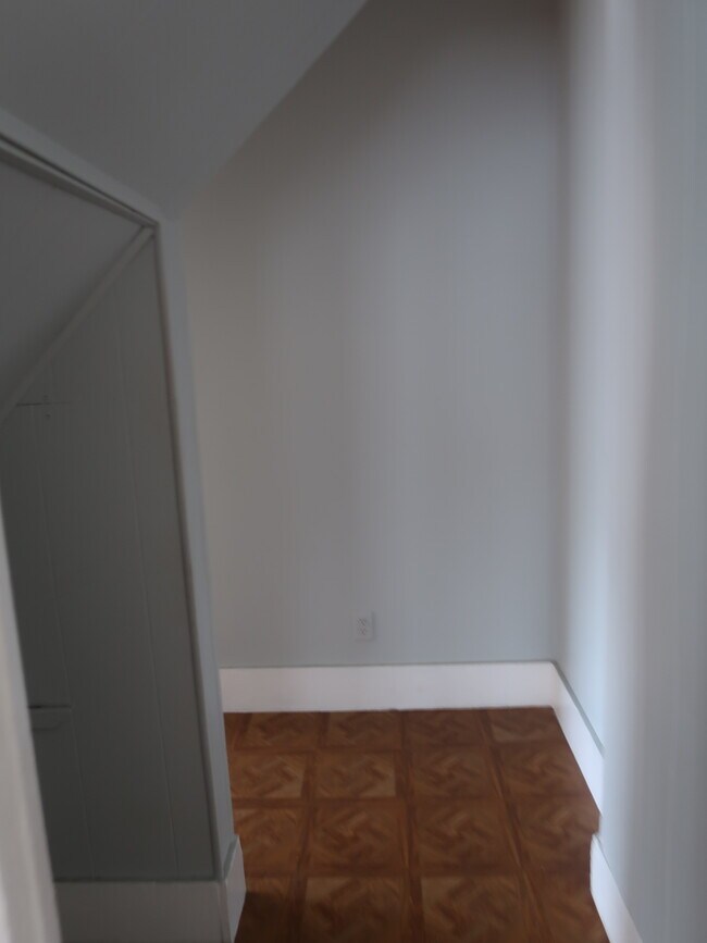 Hallway with storage are in front Bedroom - 456 Franklin St