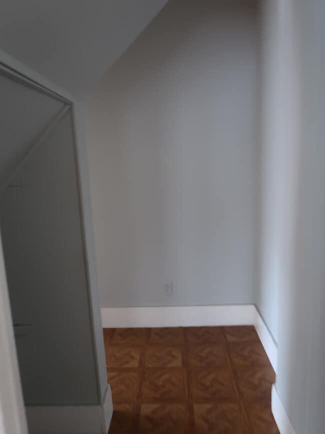 Hallway with storage are in front Bedroom - 456 Franklin St