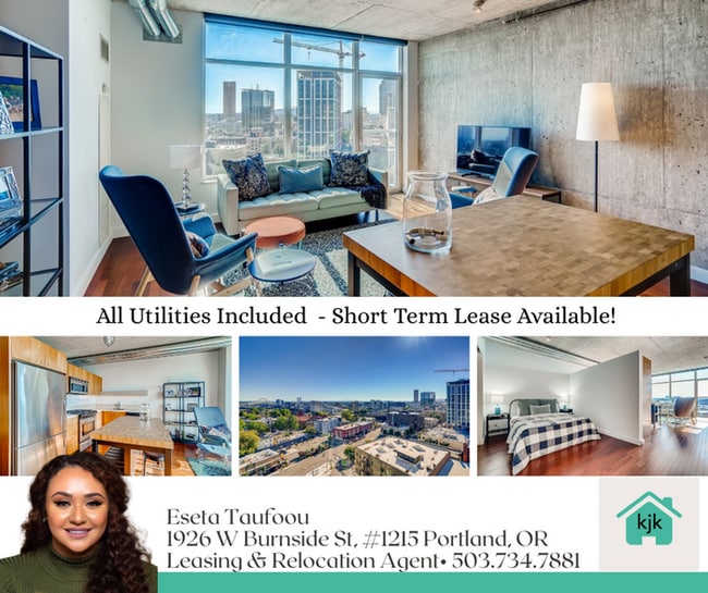 Fully Furnished Modern Condo with All Utilities Included in Goose Hollow! - Fully Furnished Modern Condo with All Utilities Included in Goose Hollow!