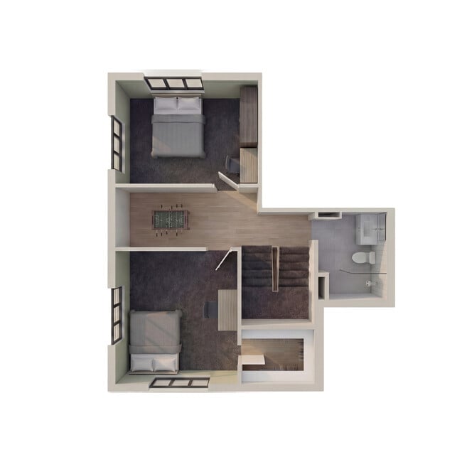 Second Floor Unit 1 - Campus Gate Residence's