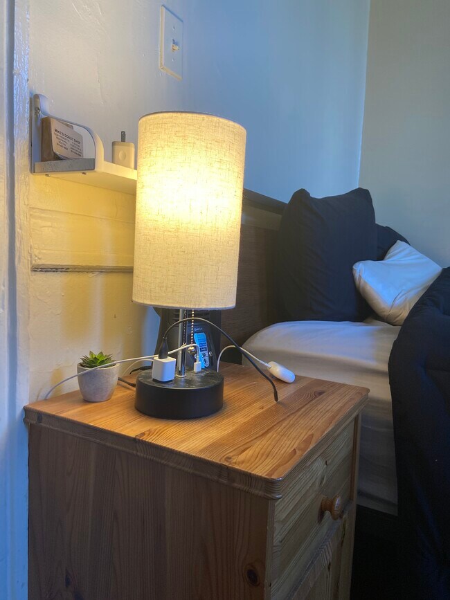 View from the nightstand - 1550 Tremont St