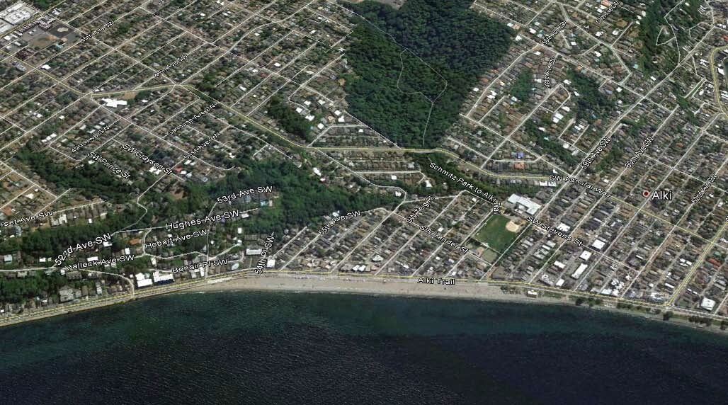 Aerial Photo - 2142 Alki Ave SW