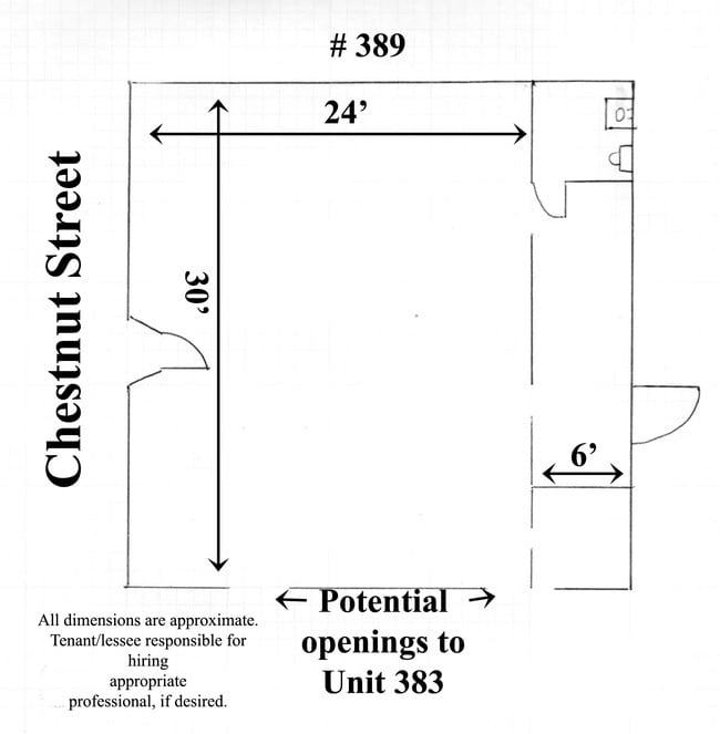 Floor plan - 119 Hanover St
