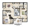 Camden I (2 Bed / 2 Bath / Balcony or Patio)