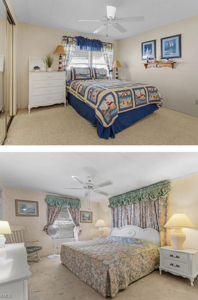Master bedroom has a walk-in closet plus another closet. - 815 Hollyberry Ct