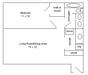 1BR/1BA - Cedarbrook Apartments