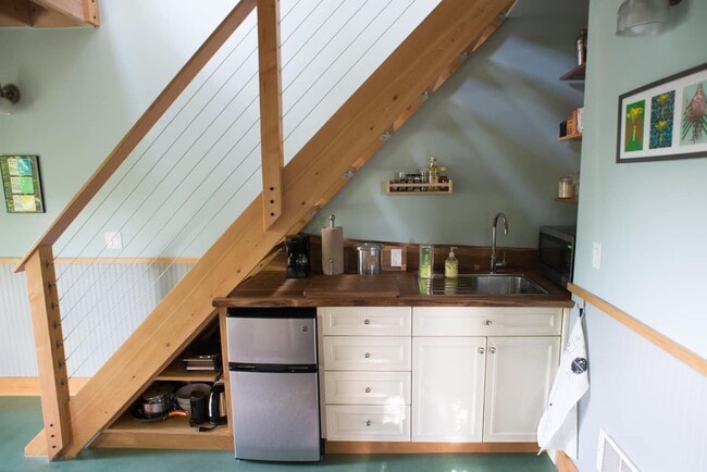 Kitchenette under the stairs - 4228 S Raymond St