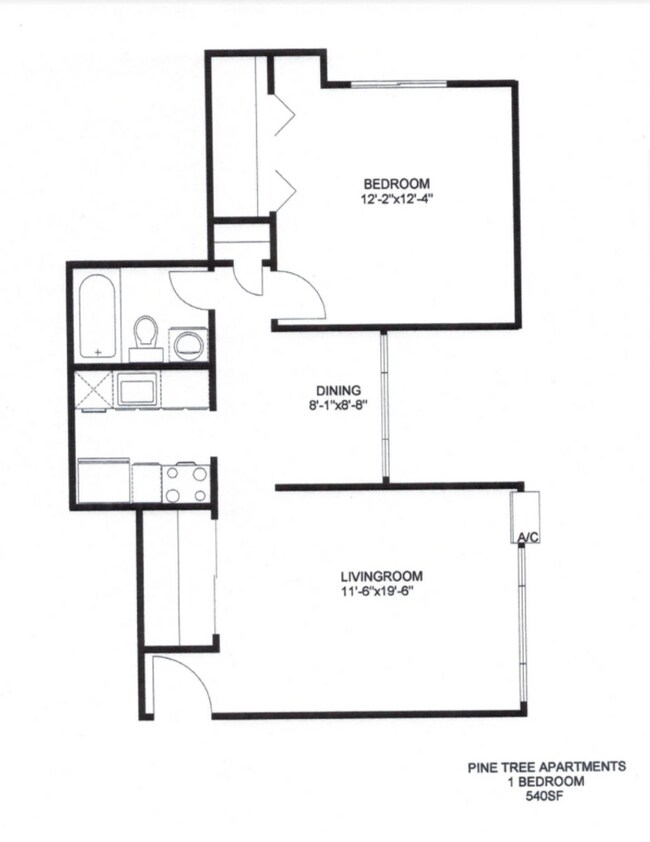 Foto del interior - Pine Tree Apartments