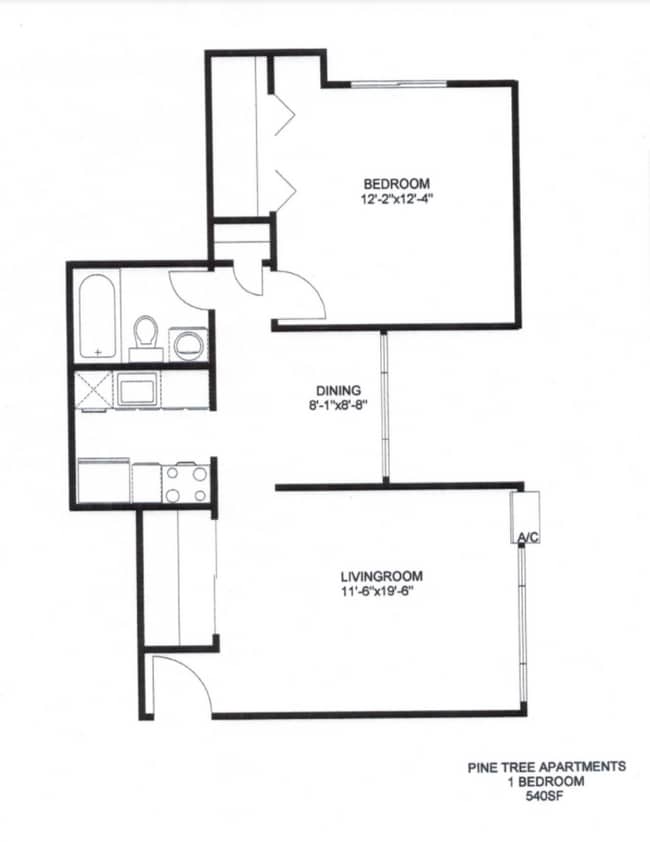 Interior Photo - Pine Tree Apartments