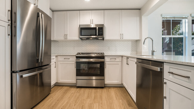 Kitchen with Stainless Steel Appliances - Vintage