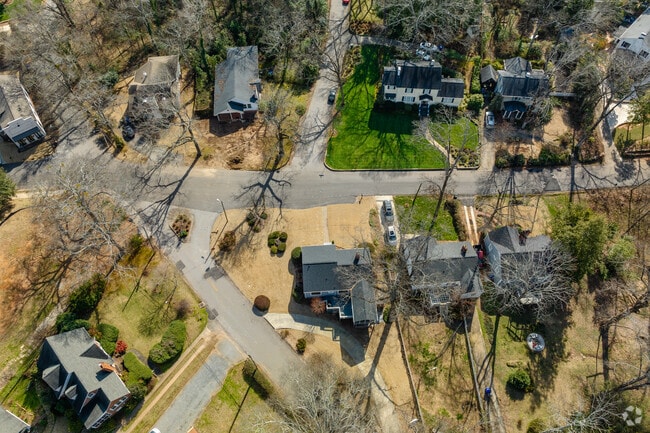 Overbrook is full of greenery and land plots.