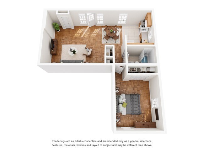 Plano de planta - River East-Oxon Run