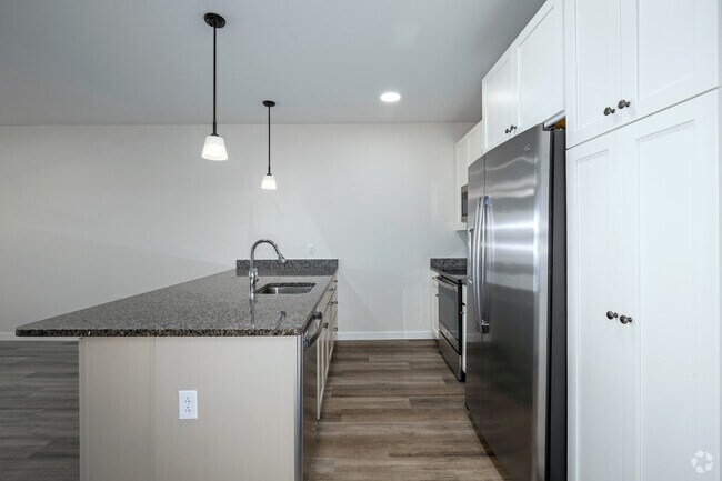 1 dormitorio, 1 baño - 723 pies cuadrados - Cocina - The Lofts at Town Center