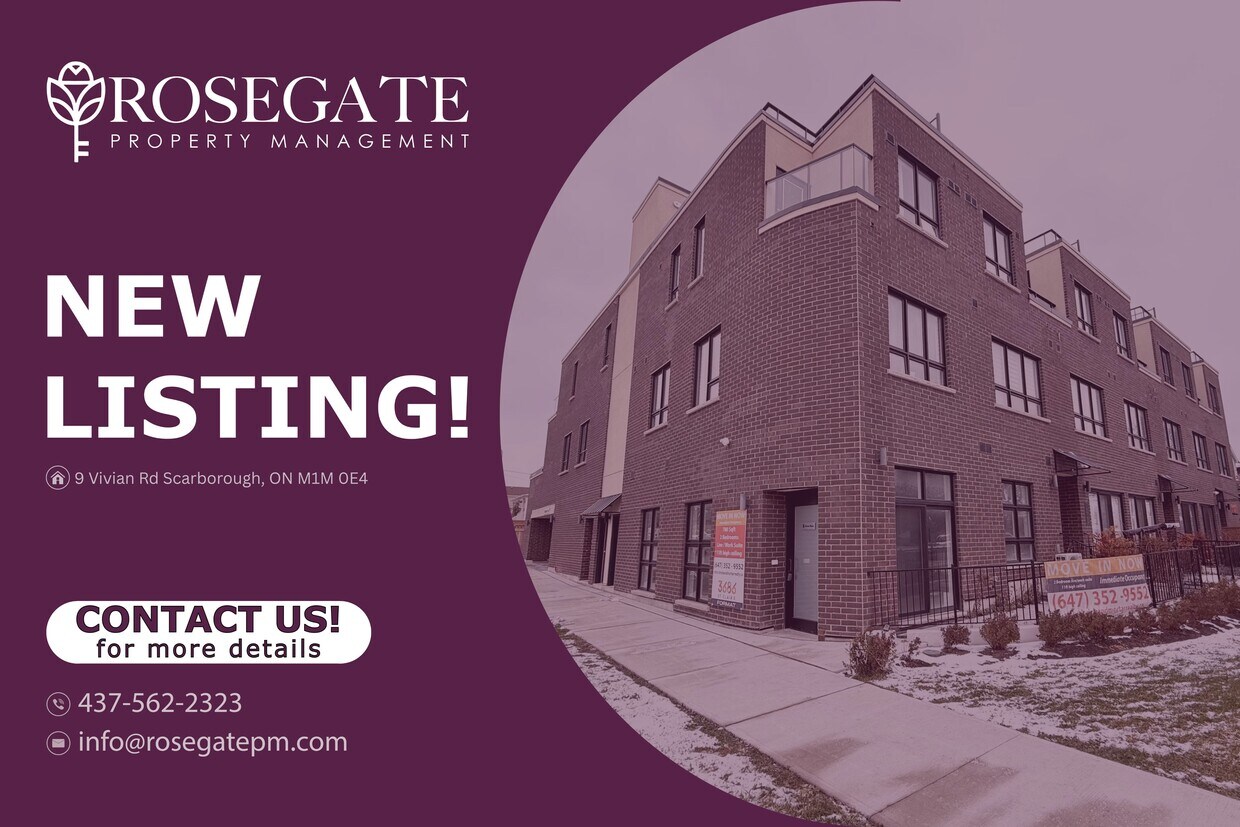 Photo principale - Bright Corner-Unit Townhouse with 3 Bedrooms & Private Outdoor Spaces in Scarborough