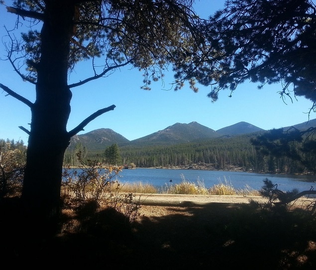 A view of the mountains from Burke Park