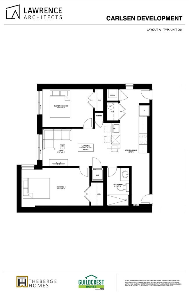Plan d'étage - 2405-2409 Carlsen Av