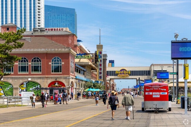 Stroll over to the boardwalk for family fun at the pier or some time at the casinos.