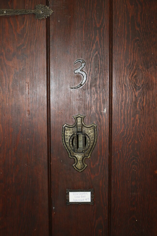 Front door - 3216 Country Club Rd