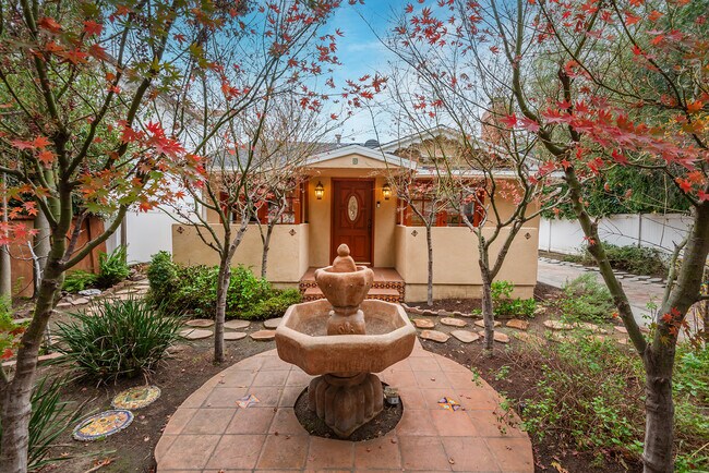 Front entrance with Fountain - 15521 Morrison St