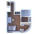 Studio Floor Plan S3