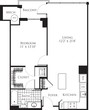 1 Bedroom- 754