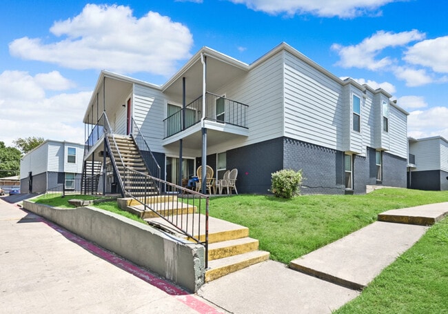 Exterior Walkways – Convenient access to upstairs and downstairs homes. - Villa Rosita