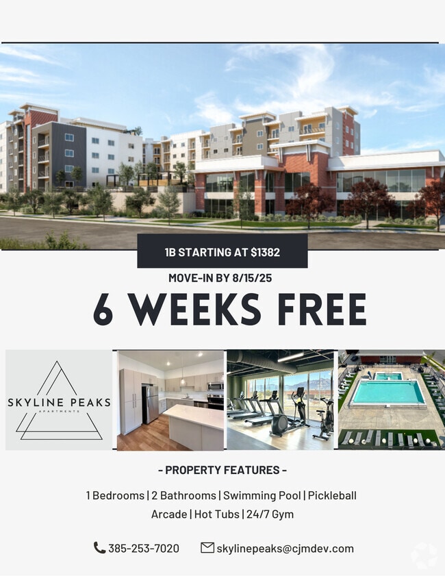 6 WEEKS FREE - Skyline Peaks