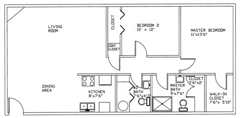 2BR/2BA - Hardy Springs