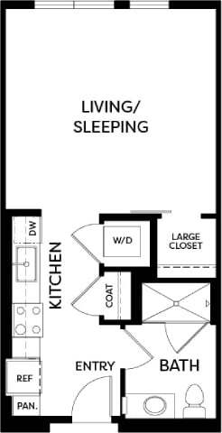 Plano de planta - 5420 Sunset