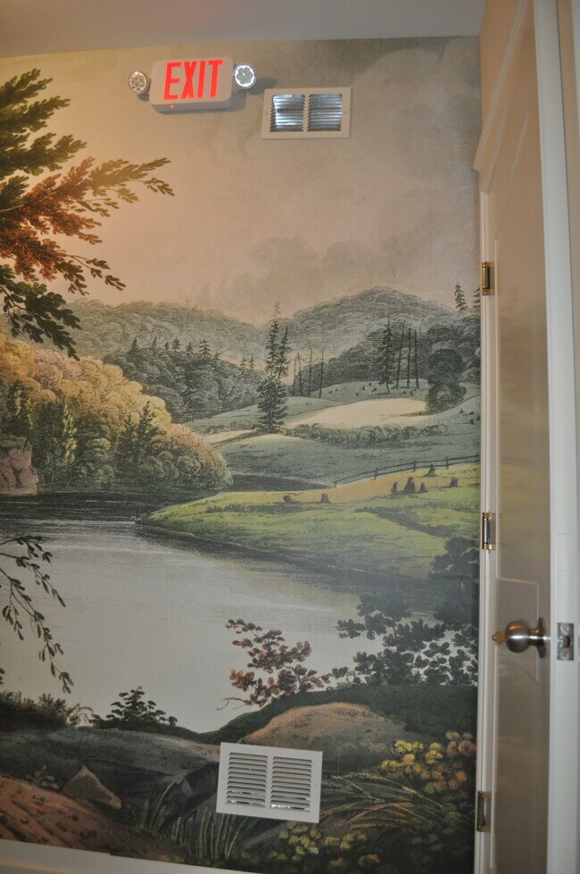 Mural in Elevator Hall - 428 Mount Vernon Ave