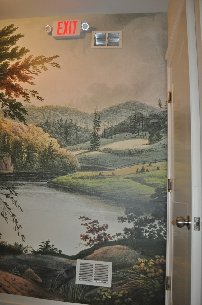 Mural in Elevator Hall - 428 Mount Vernon Ave