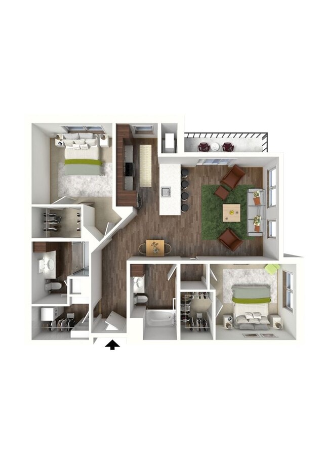Interior Photo - Jade at North Hills