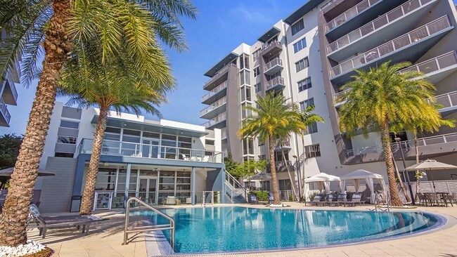 Our resort-style pool is your private oasis in the heart of Miami - LaVida Apartments