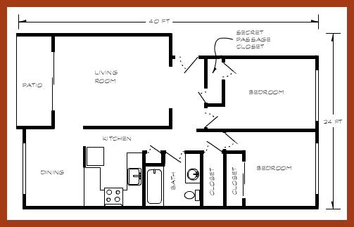 2BR/1BA - Sunwood Apartments