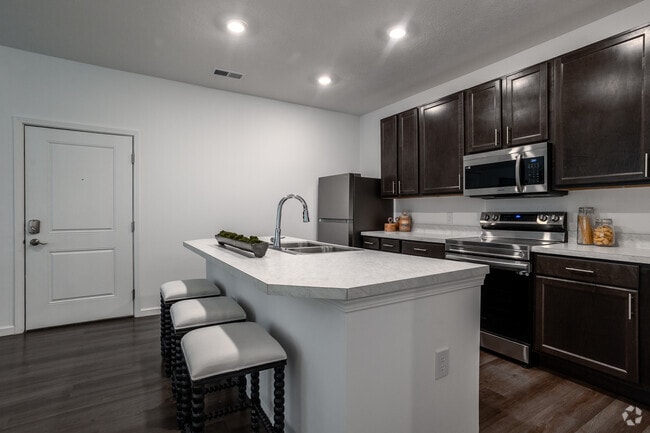 2 Br, 2 Ba - 1,053 SF - The Rowan - Ecco Park Apartments