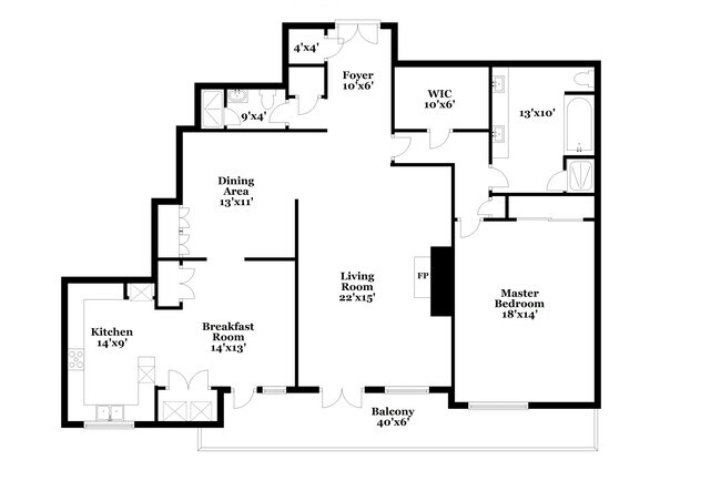 Mapa topográfico - 1457 Reeves St