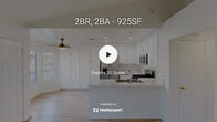 Located at 40840 Sandy Gale Lane in Palm Desert, CA, this single-story, 3-bedroom, 2-bathroom home offers a clean, modern aesthetic with a bright and cohesive design throughout. Light wood flooring flows seamlessly across all living areas, complementing the crisp white walls and creating a warm, airy atmosphere.

The kitchen serves as a central highlight of the home, featuring an open layout with a peninsula island topped with elegant marble-look quartz countertops. White shaker-style cabinetry extends to the ceiling, maximizing storage, while a full suite of stainless steel appliances — including a French door refrigerator, gas range, over-the-range microwave, and dishwasher — adds a polished, functional edge. Recessed lighting and a ceiling fan in the adjacent living area enhance the open feel.

The primary bedroom is a well-proportioned retreat with sliding mirrored closet doors and direct access to an en suite bathroom. The en suite features a walk-in shower with tile surround and a white vanity with an integrated sink. The second bathroom includes a shower-tub combination and a matching white vanity. The two additional bedrooms are bright and versatile, each with light wood flooring and ample wall space. A hallway and dedicated closet round out the efficient, thoughtfully designed floor plan.