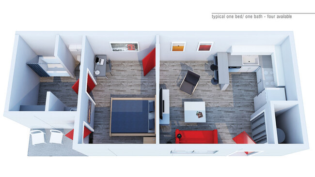 Representación - The Ledge Apartments