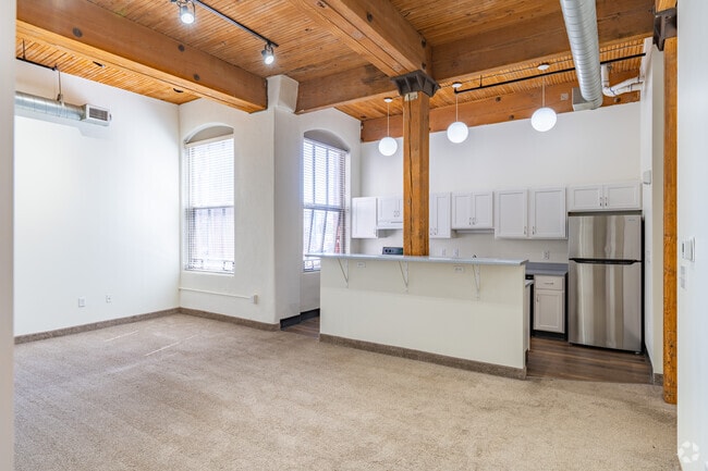 2BR, 1.5BA - 906SF - Living and Dining Area - Lovell Place