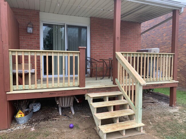 New rear deck - 708 S 7th St