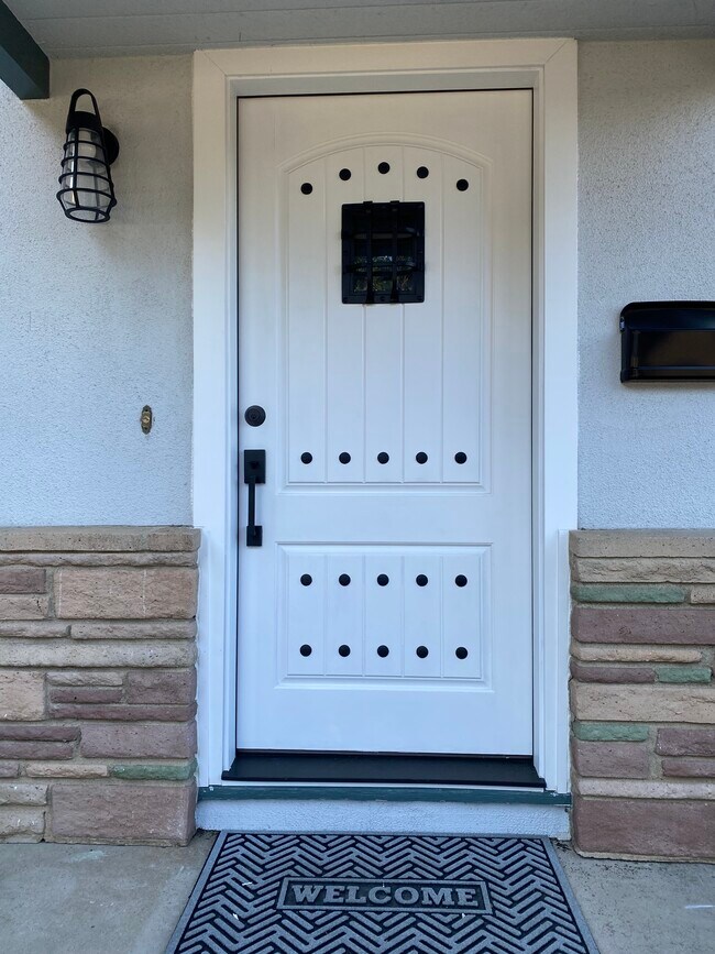 Custom Front Entry Door w/speak easy - 17423 Burbank Blvd