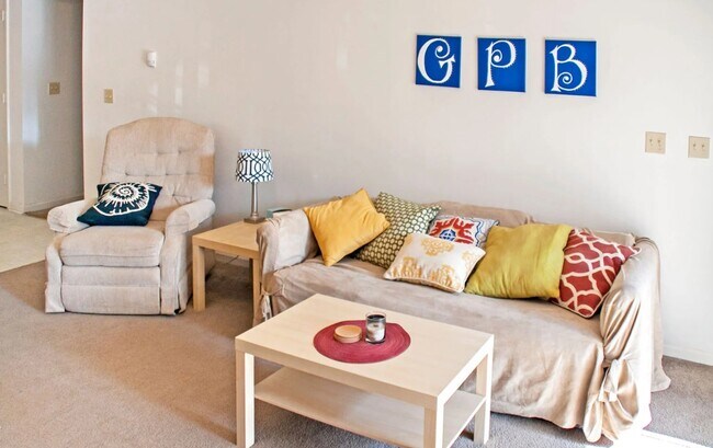 Sala de estar - Chase Apartments