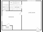 1 Bed 1 Bath - HC-B