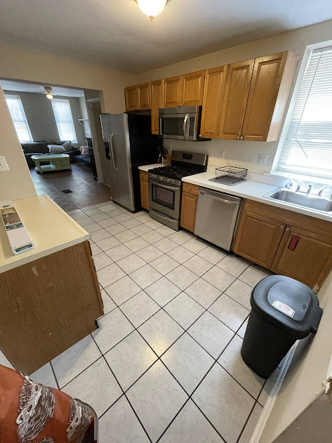 Kitchen with Living Room View - 1712 N Willington St