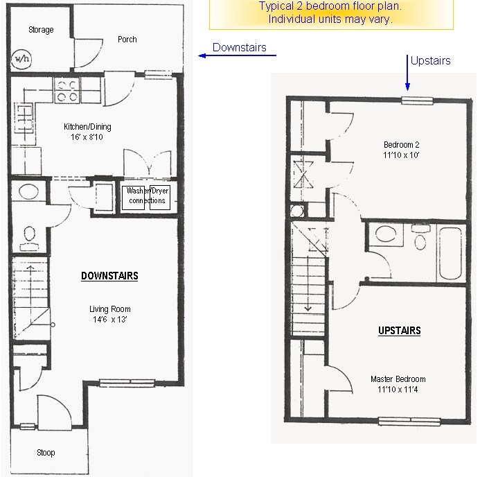 Plano de planta - East Park Apartments