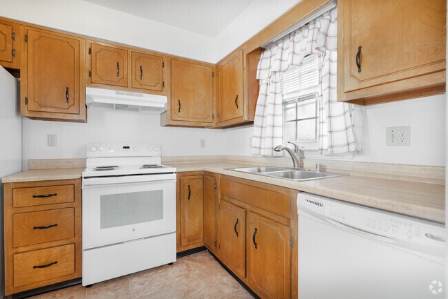 2 habitaciones, 2 baños - 1050 pies cuadrados - Cocina - Woodside Townhomes