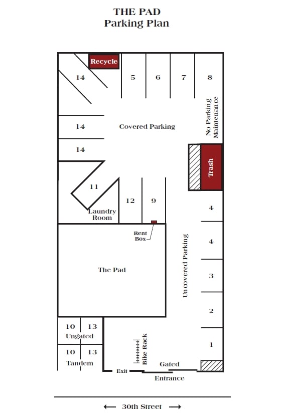 Parking Plan - 925 W. 30th St